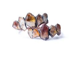 Multi Stone Ring | Raw citrine ring