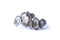Multi Stone Ring | Raw Quartz crystal ring