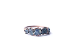Multi Stone Ring | Raw sapphire ring