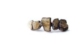 Multi Stone Ring | Raw topaz ring