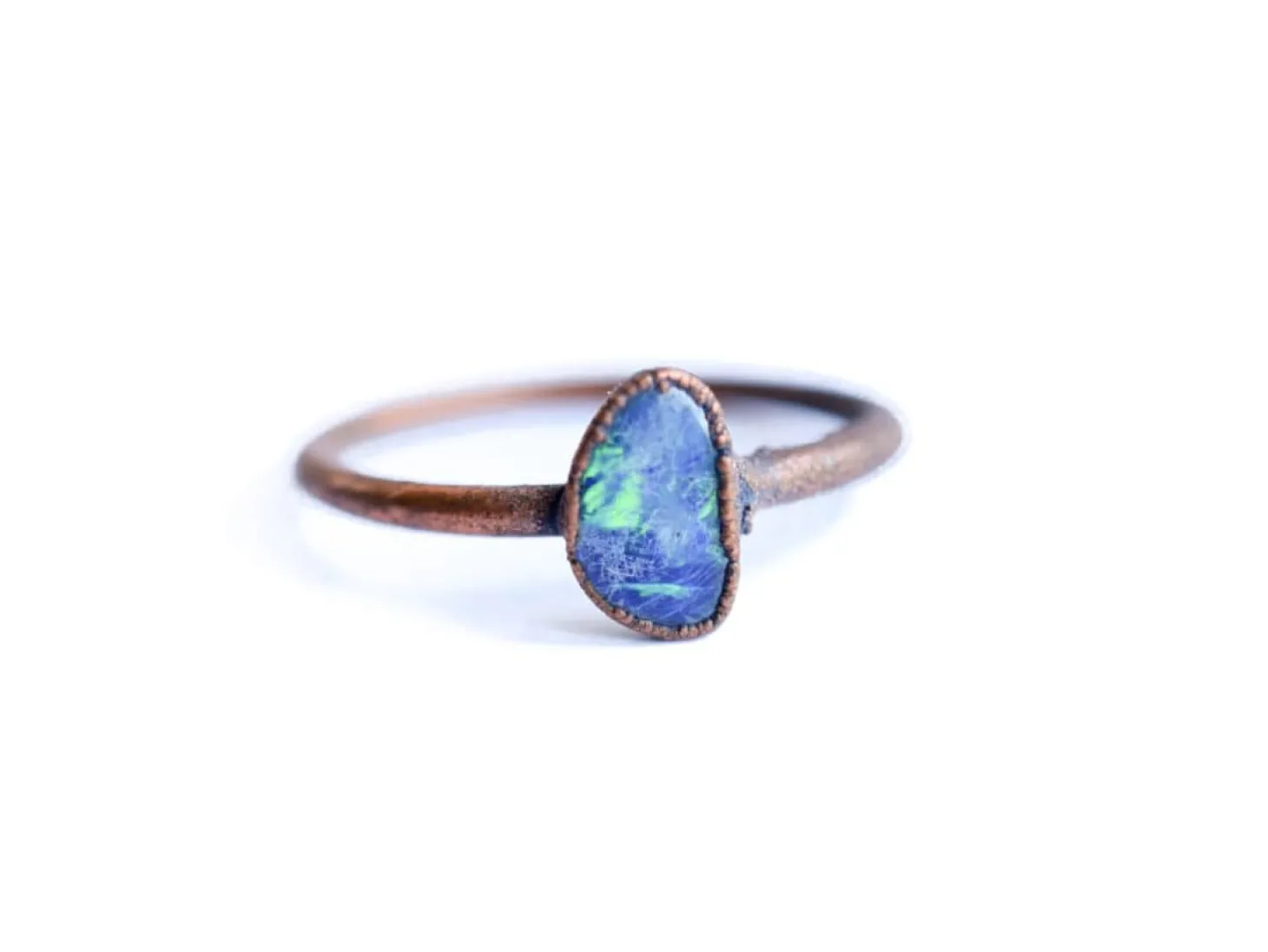 Opal stacking ring | Gemstone ring