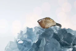 Oxidized Silver Citrine ring | Natural citrine ring
