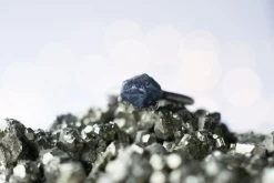 Oxidized Silver Sapphire ring | Blue sapphire ring