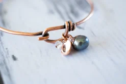 Pearl Bracelet | Dark Pearl Bangle