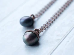 Pearl Necklace | Dark Pearl Necklace