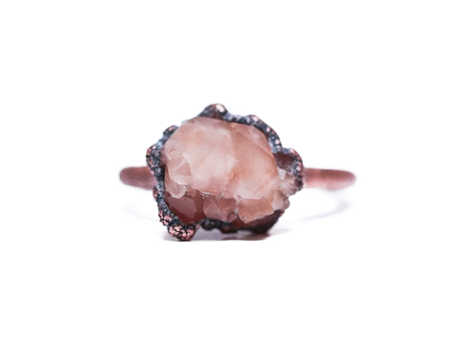 Pecos diamond ring | Raw crystal ring