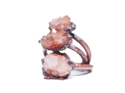 Pecos diamond ring | Raw crystal ring