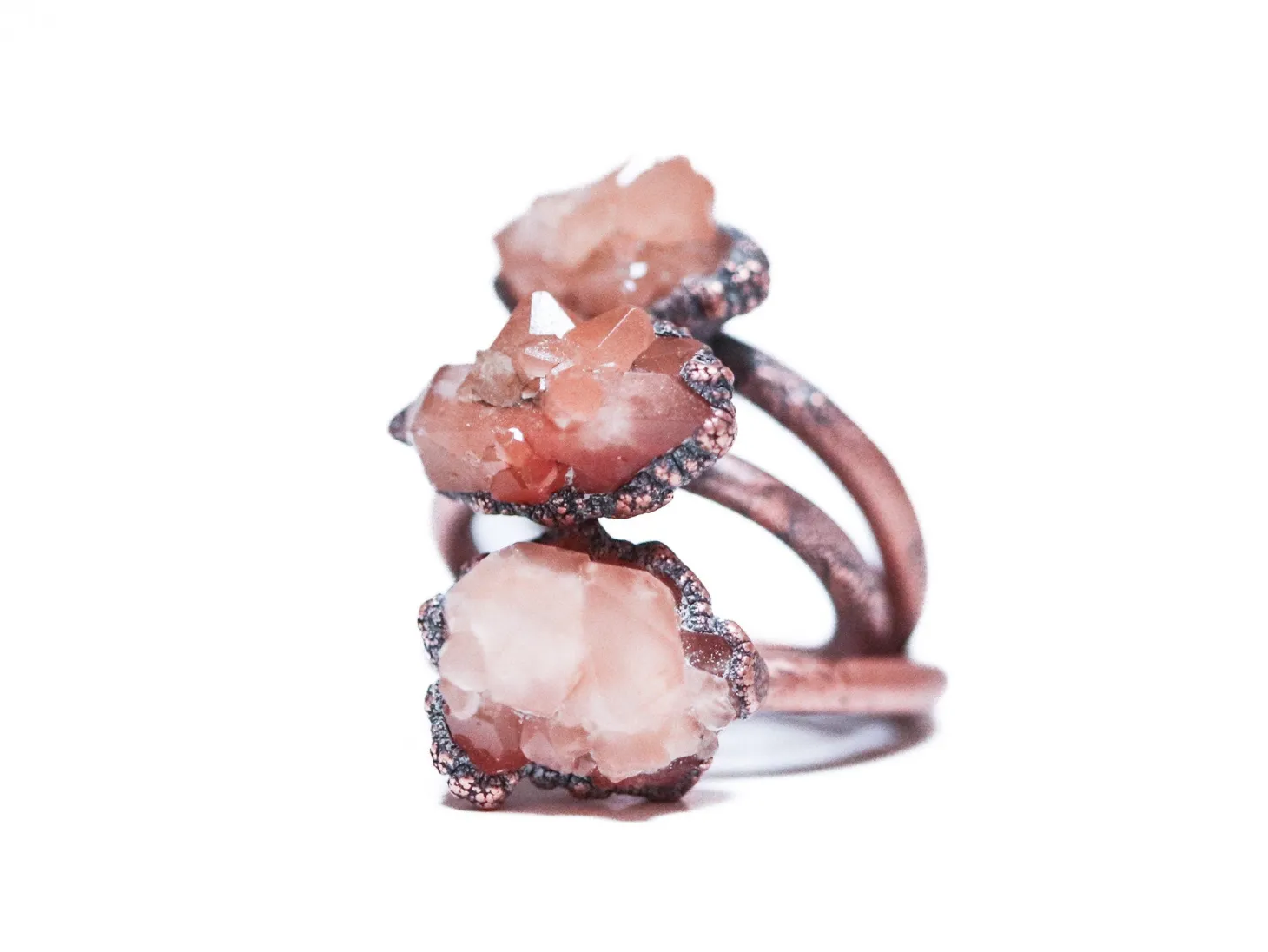 Pecos diamond ring | Raw crystal ring