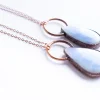 Rainbow Moonstone necklace | Moonstone Necklace
