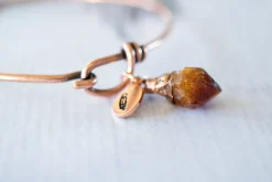 Raw citrine bracelet | Citrine bracelet