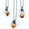 Raw citrine necklace | Citrine necklace