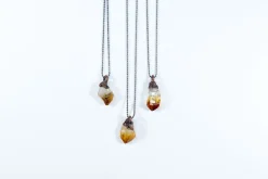 Raw citrine necklace | Citrine necklace