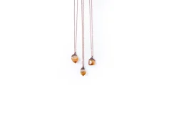Raw citrine necklace | Citrine necklace