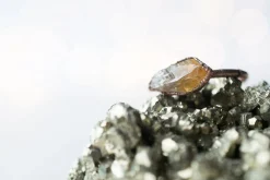 Raw citrine ring | Citrine crystal ring