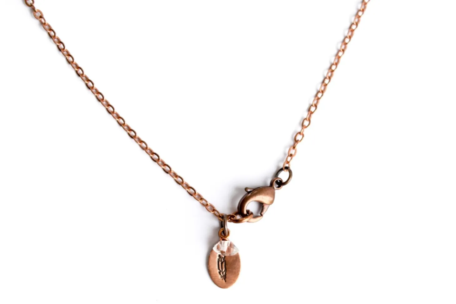 Raw crystal anthraxolite necklace | Electroformed crystal necklace