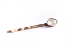 Raw crystal hair pin | Herkimer diamond hair pin