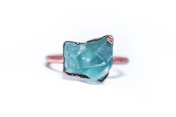 Raw Fluorite ring | Green Fluorite ring