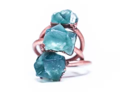 Raw Fluorite ring | Green Fluorite ring
