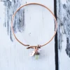 Raw sapphire bracelet| Sapphire Bangle