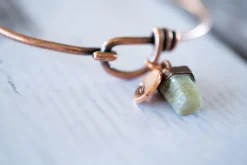 Raw sapphire bracelet| Sapphire Bangle