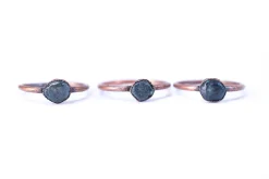 Raw sapphire ring | Blue sapphire ring