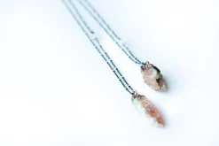Raw Sunstone Necklace | Sunstone necklace