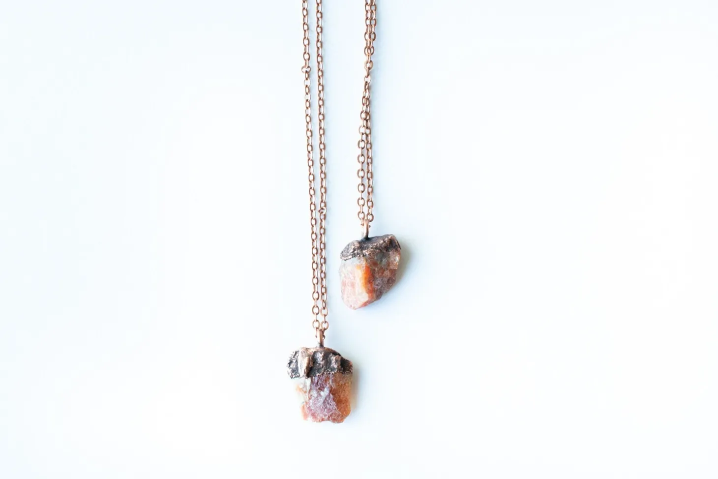 Raw Sunstone Necklace | Sunstone necklace