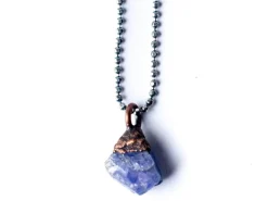 Raw tanzanite necklace | Tanzanite necklace