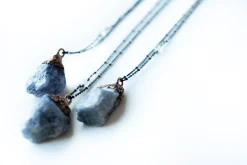 Raw tanzanite necklace | Tanzanite necklace