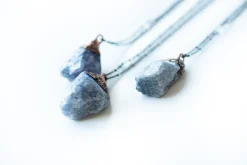 Raw tanzanite necklace | Tanzanite necklace