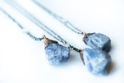 Raw tanzanite necklace | Tanzanite necklace