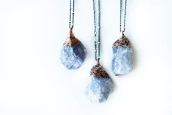 Raw tanzanite necklace | Tanzanite necklace