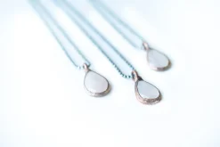 Rose Quartz Necklace | Faceted Rose Quartz