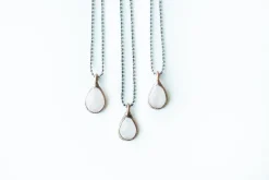 Rose Quartz Necklace | Faceted Rose Quartz