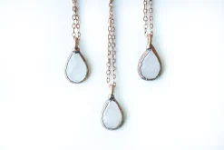Rose Quartz Necklace | Faceted Rose Quartz