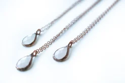Rose Quartz Necklace | Faceted Rose Quartz