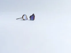 Rough opal earrings | Opal post earrings