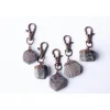 Ruby keychain | Raw crystal keychain