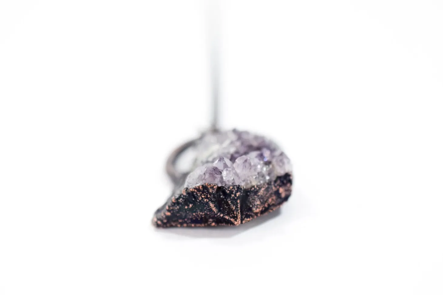 SALE Amethyst crystal necklace | February Birthstone Necklace