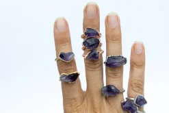 SALE Amethyst statement ring | Amethyst birthstone