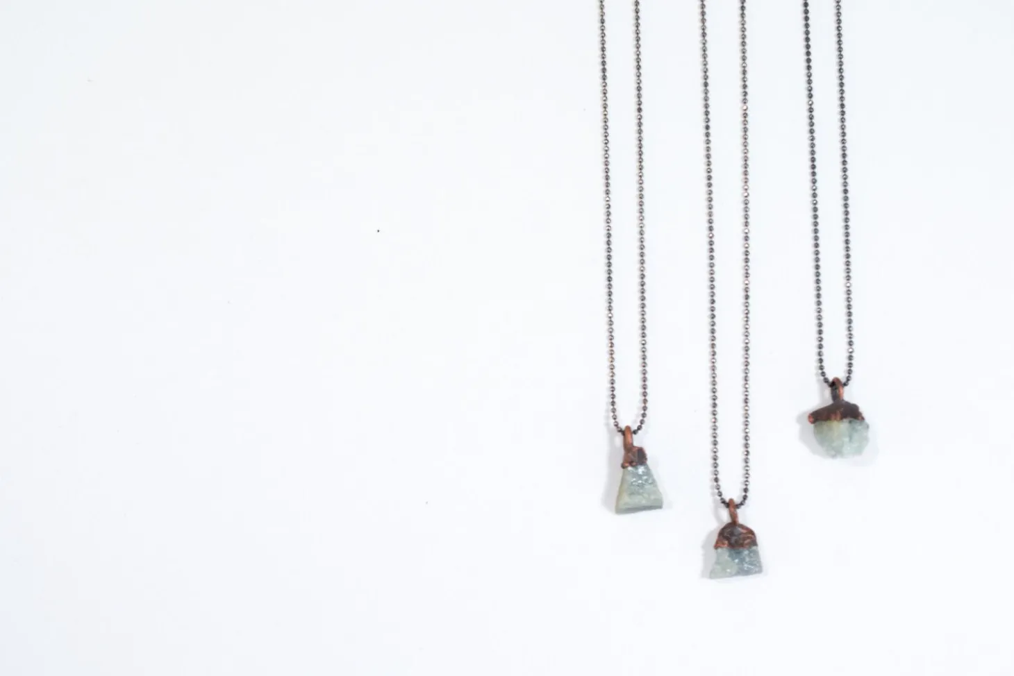 SALE Aquamarine crystal | Raw aquamarine sterling jewelry