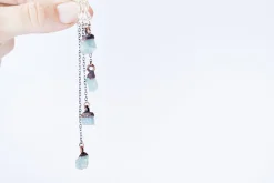 SALE Aquamarine | Raw Aquamarine earrings
