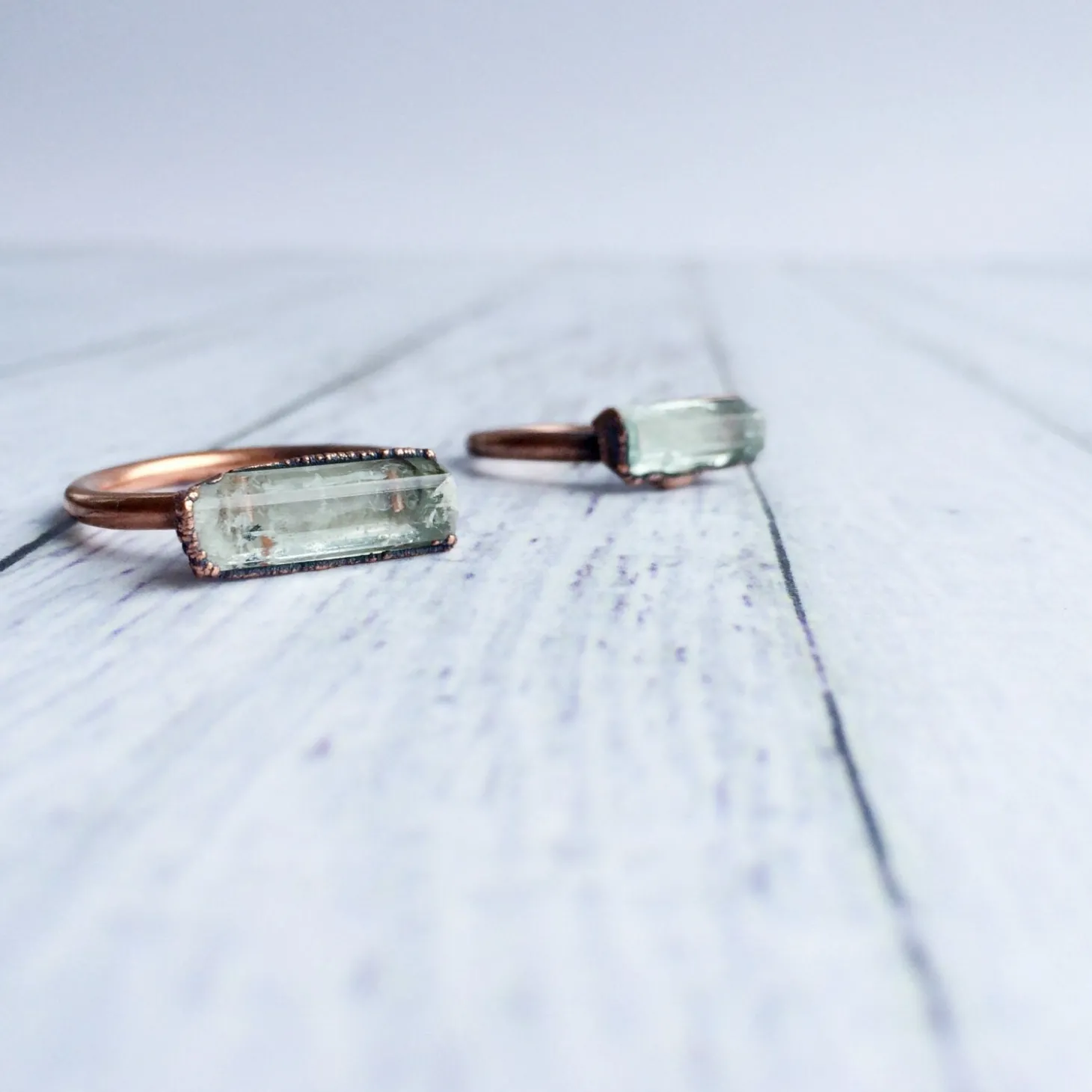 SALE Aquamarine Ring | Raw Aquamarine Jewelry