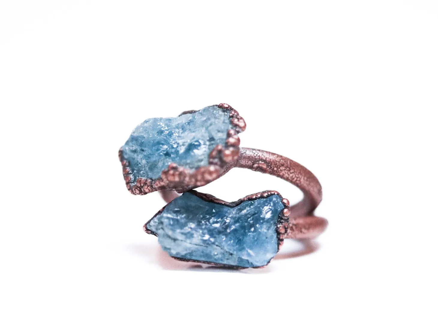 SALE Aquamarine Ring | Raw Aquamarine Jewelry