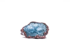SALE Aquamarine Ring | Raw Aquamarine Jewelry