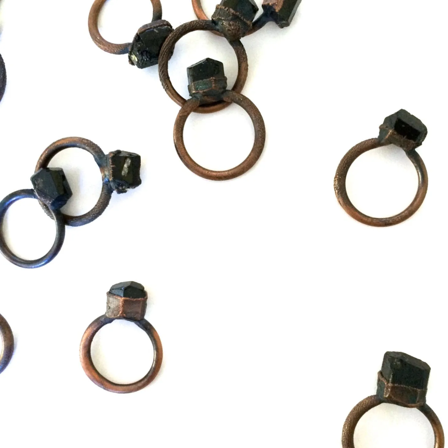 SALE Black tourmaline ring | Black tourmaline ring