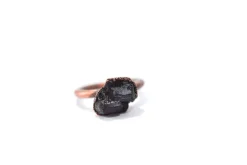 SALE Black tourmaline ring | Black tourmaline ring