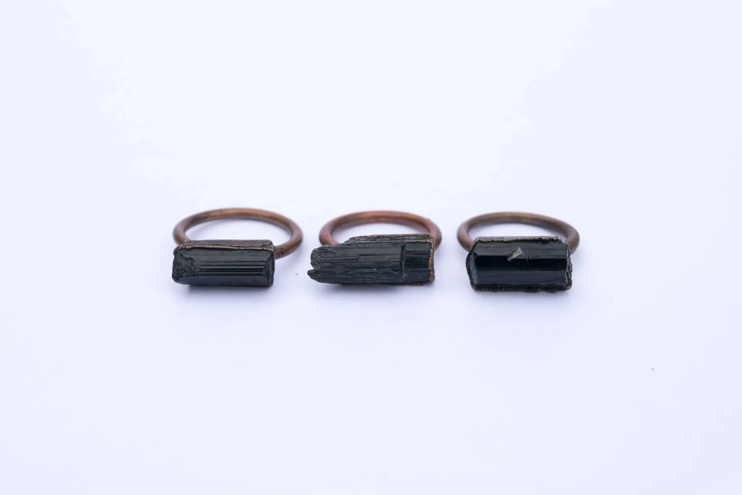 SALE Black tourmaline ring | Black tourmaline