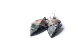 SALE Dragonglass | Obsidian arrowhead earrings