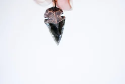 SALE Dragonglass | Obsidian arrowhead earrings